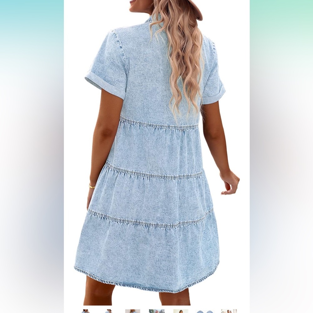 New denim dress - Picture 2 of 8